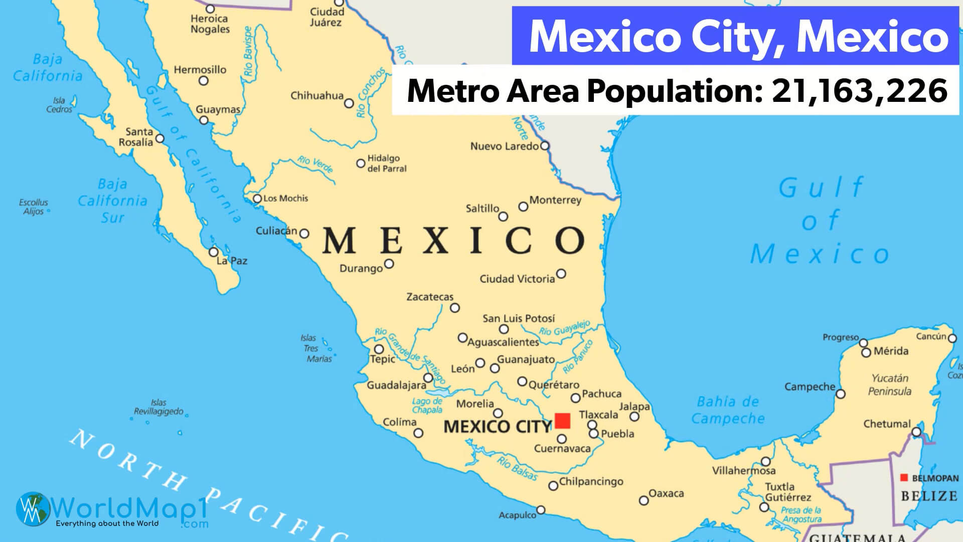Mexico City Map and Population Mexico